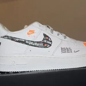 Nike | Shoes | Nike Air Force Just Do It Pack Jdi White Black Gs